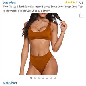 Burnt orange bikini